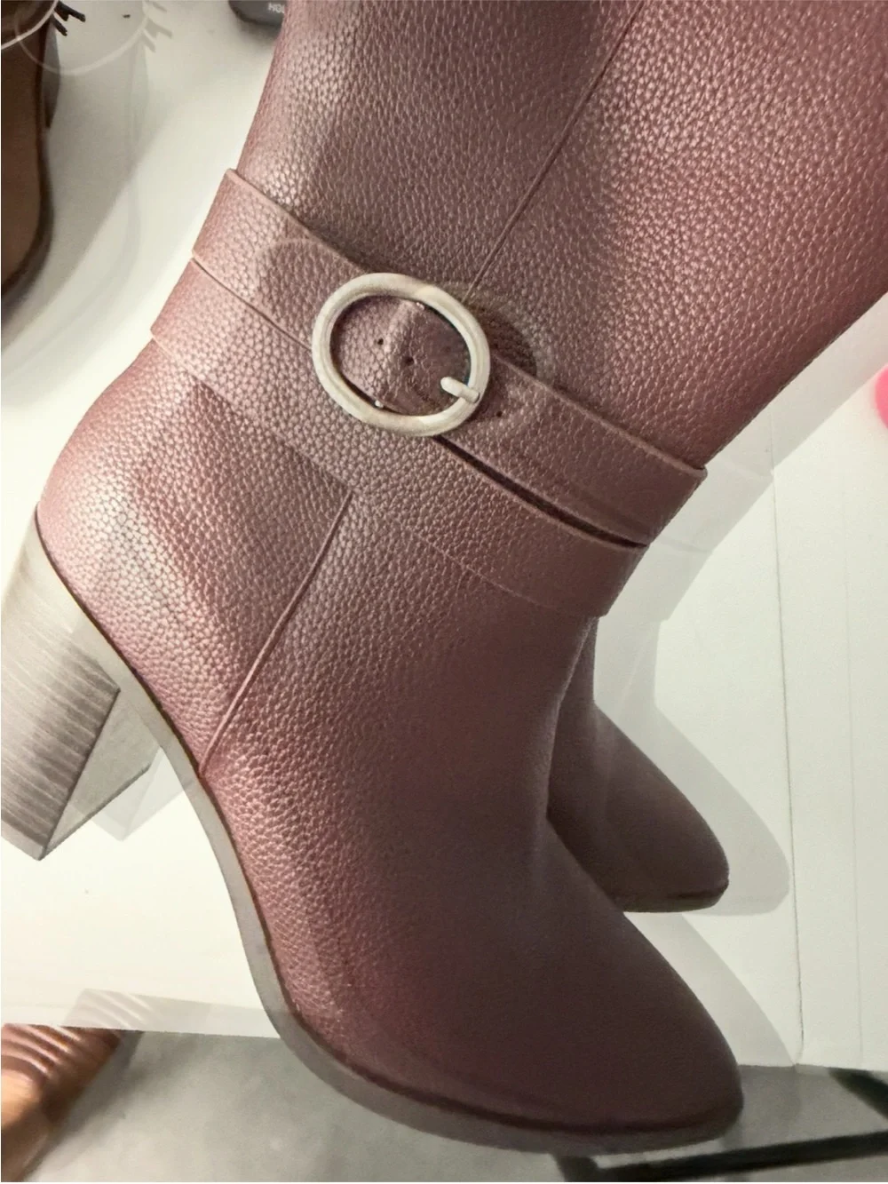 Women's Tall Burgundy Riding Boots size 10 new